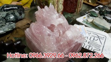 Ấn Rồng Đá Thạch Anh Hồng - Xưởng Chế Tác Đá Phong Thủy Tự Nhiên 100%