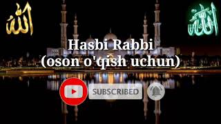 Hasbi Rabbi - Sami Yusuf | Uzbekcha  Matni bilan