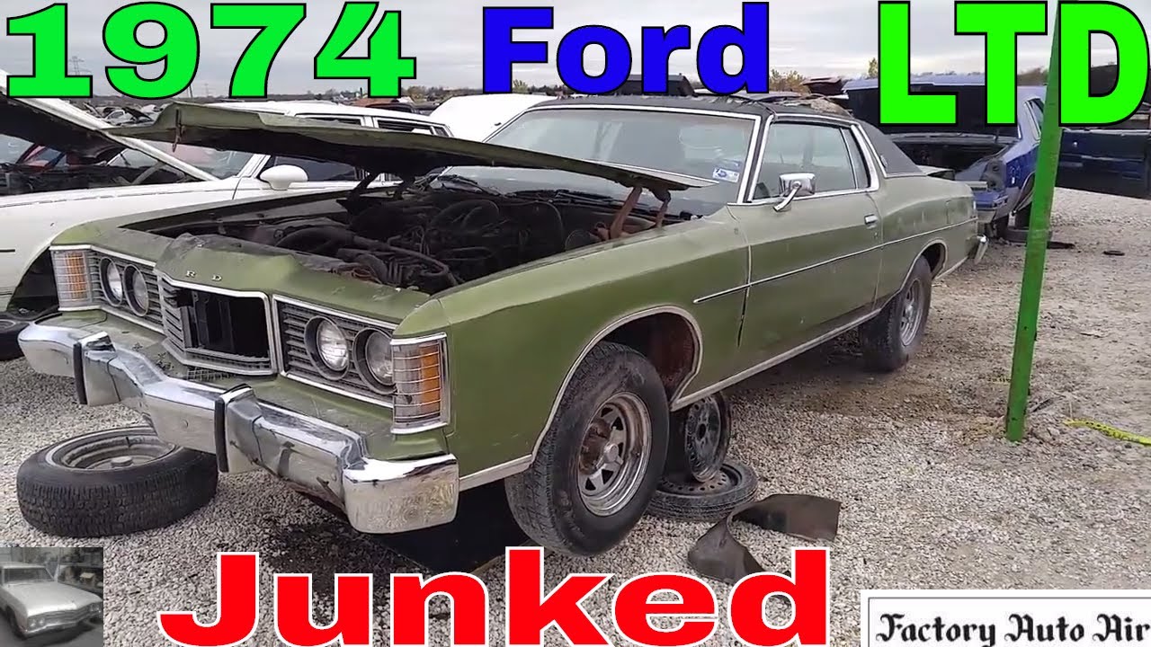 1974 Ford LTD junkyard find - YouTube
