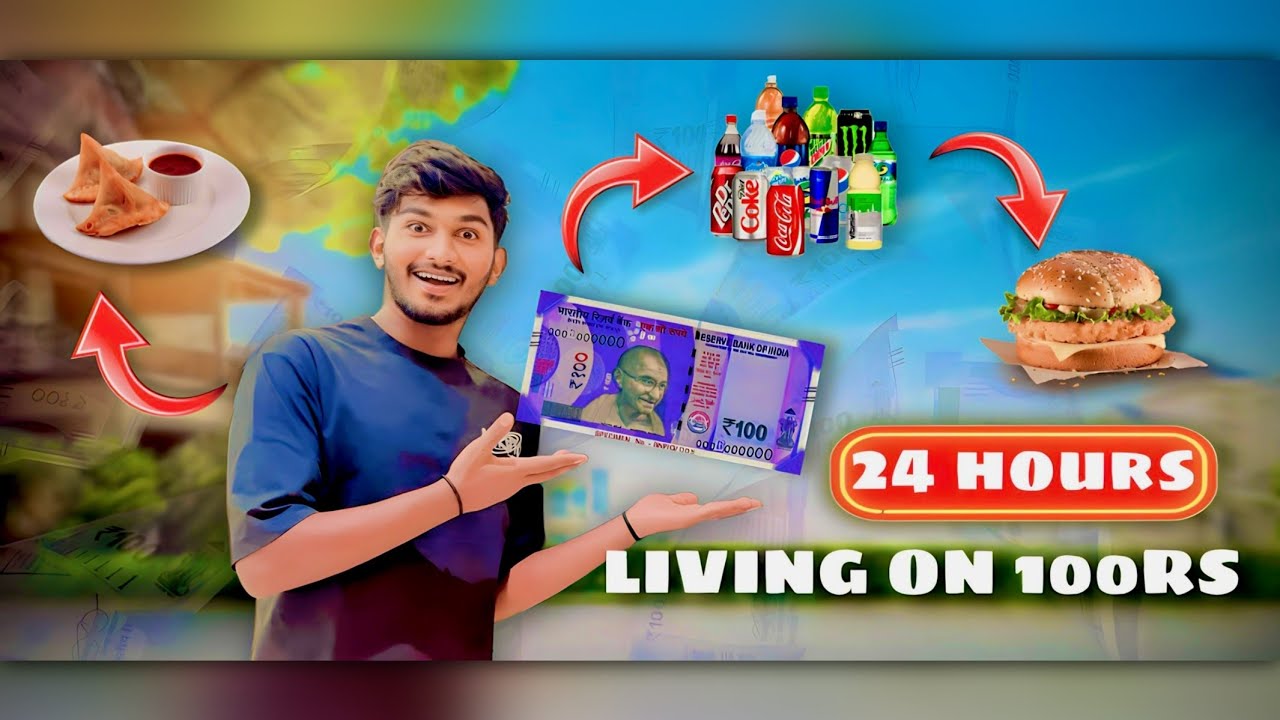 Living on 100Rs Only for 24 HOURS Challenge || Is it possible 😱 || Food challenge || Jaid vlogs.