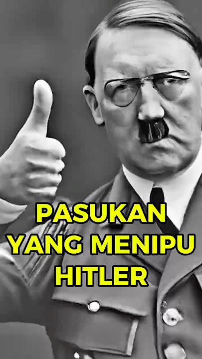 Pasukan yang MENIPU Hitler #shorts