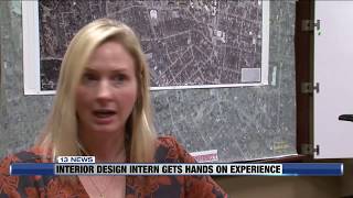 View from the Hill - Interior Design intern gets hands on experience