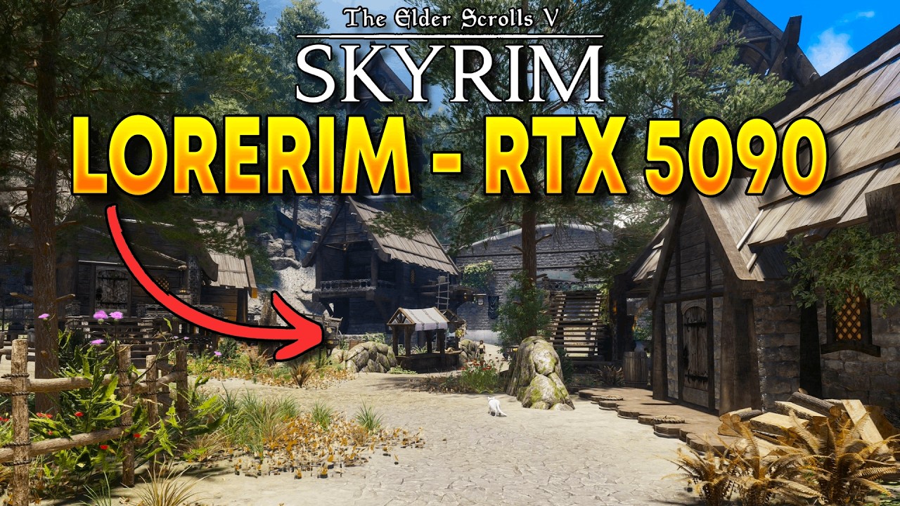 Pushing the RTX 5090 to its LIMIT With Skyrim's LoreRim 4.2 Modlist