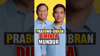 PRABOWO-GIBRAN DIDESAK. MUNDUR OLEH MASSA AKSI#prabowogibran