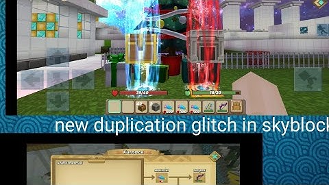 New Duplication glitch in skyblock (blockman go) version 2.17.2