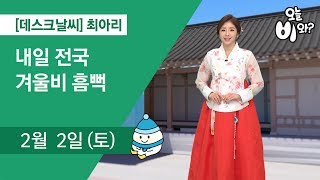 [오늘날씨] 최아리 : 뉴스데스크 기상예보 20190202