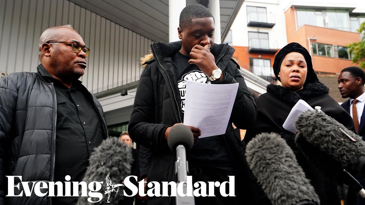 Relatives of Chris Kaba share tearful embrace outside coroner’s court