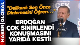 Erdoğan Kütahya'da Çok Sinirlendi! \