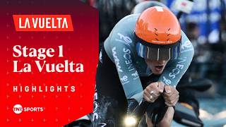 TIME TRIAL KING! 👑 | Men's La Vuelta Stage 1 Race Highlights | TNT Sports Cycling