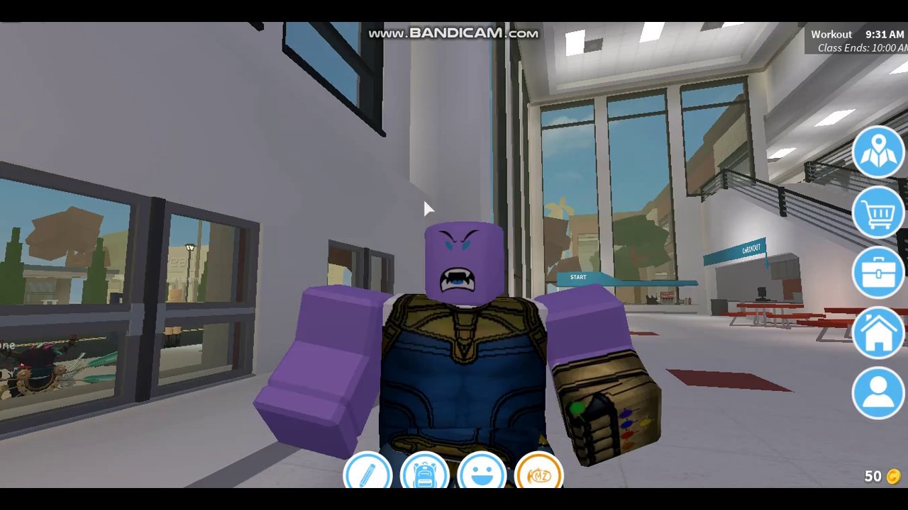 How To Be Thanos Robloxian High School Youtube - thanos clothes id for robloxian high school