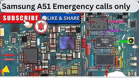 Samsung A51 Emergency call only issue fix