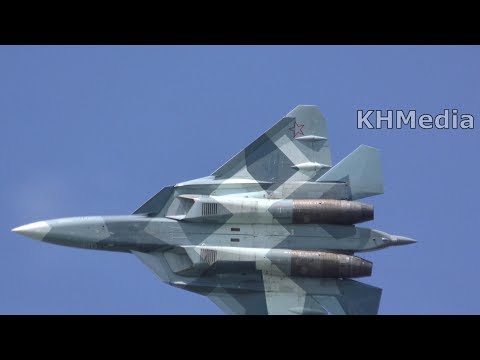 Су-57 МАКС 2017 ПАК ФА Т-50