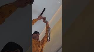 Premium ceiling LED Laser Blade Light#electricalwork #electricaljob