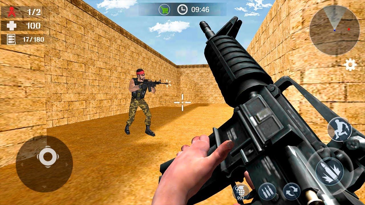 shooting game with gun