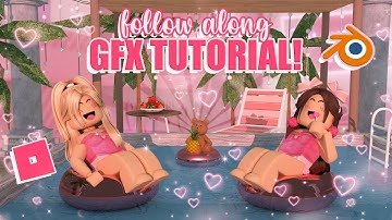 slow and BEGINNER follow along ROBLOX GFX tutorial! || mxddsie ♡