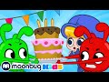 The Big Birthday Cake Chase with Orphle ++ | My Magic Pet Morphle | Cartoons for Kids | Moonbug Kids