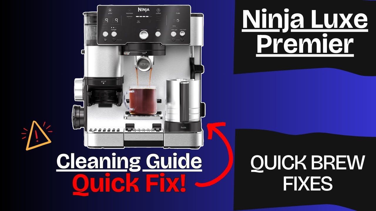 How to Deep Clean the Ninja Luxe Premier Espresso Machine - YouTube