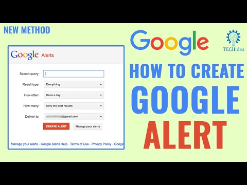 How to Create a Google Alert?