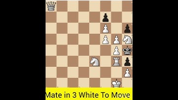 Chess Puzzle-467. Find Checkmate in 3 Moves For White #chess #chesscom #checkmateinthree #puzzle