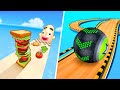 Satisfying Mobile Games ... Smash To Draw, Sandwich Run, Sandwich Runner, Going Balls, Ball Run 2048