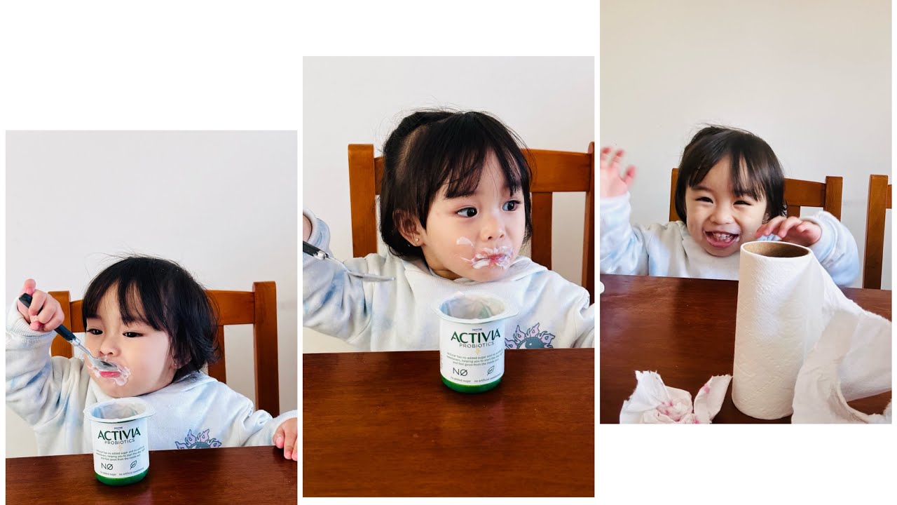 Eating time …yogurt Activia good for your tummy ,yum yum 😋 YouTube