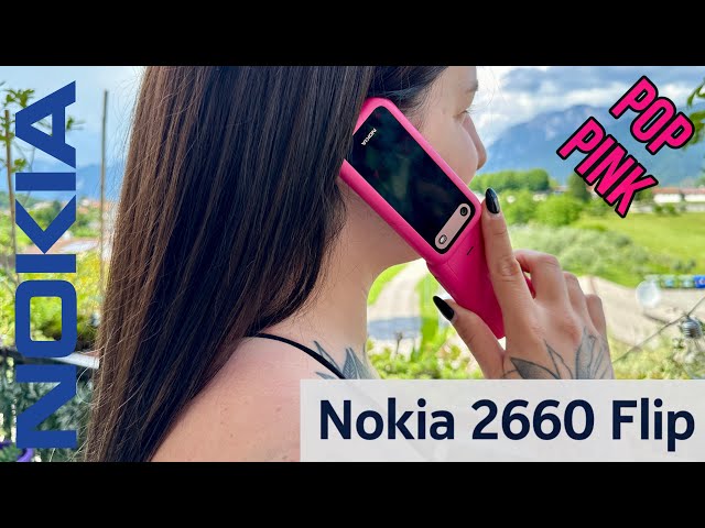 Nokia 2660 Flip 4G Pop Pink - Unboxing and Hands-On 