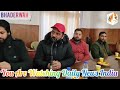 Tariq Hussain interacting with SSP Doda Sandeep Mehta in Police Public meet at DakBanglow Bhaderwah.