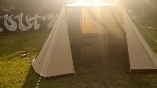 Carl Denig Star 220 pyramid tent - YouTube