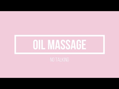 【ASMR/No Talking】秋の夜長を感じながらオイルマッサージ?Oil Massage✨