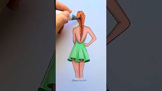 How To Draw A Girl ✏️ #Art #Artwork #Draw #Drawing #Sketch #Fashion #Style #Artist #Illustration #Ad