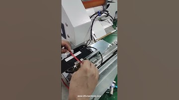 Power cable wire label folding labeling machine label applicator video