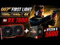 Testei a RX 7600 no 007 First Light em 4k !