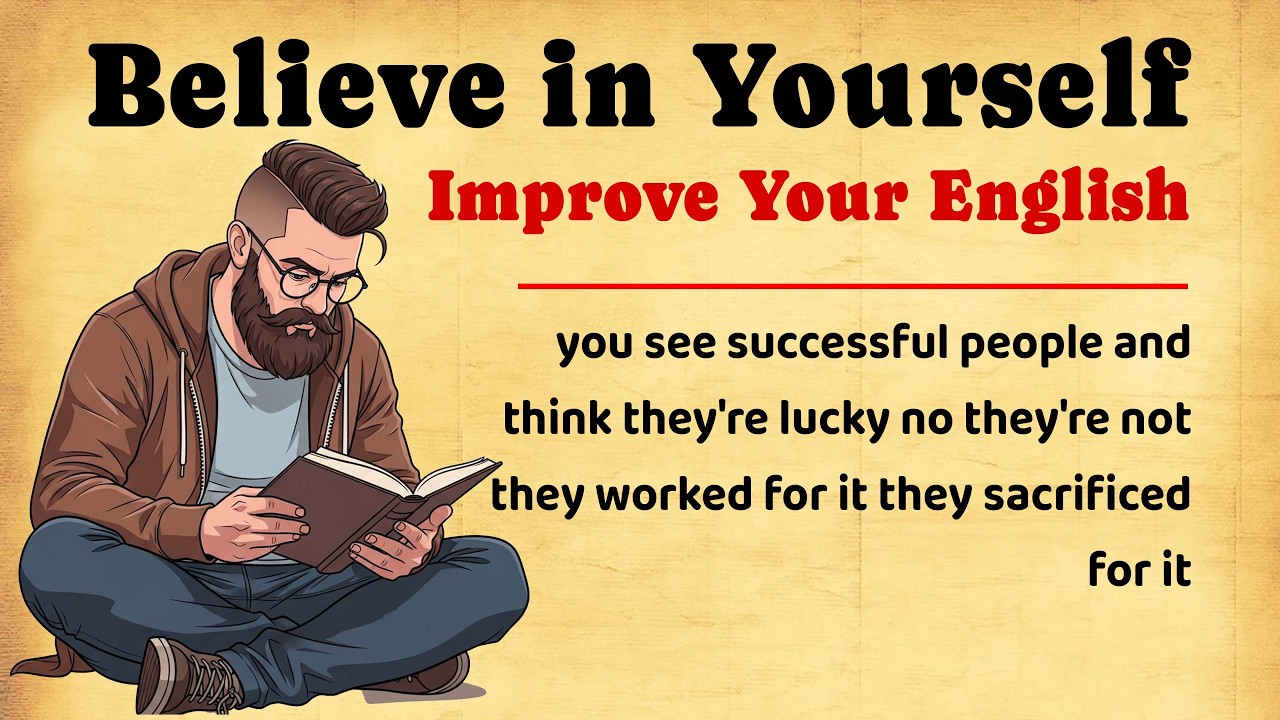 Believe in Yourself  || Graded Reader || Improve Your English ✅