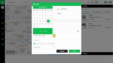 Deliforce: Create a New Task for Drivers & Agents
