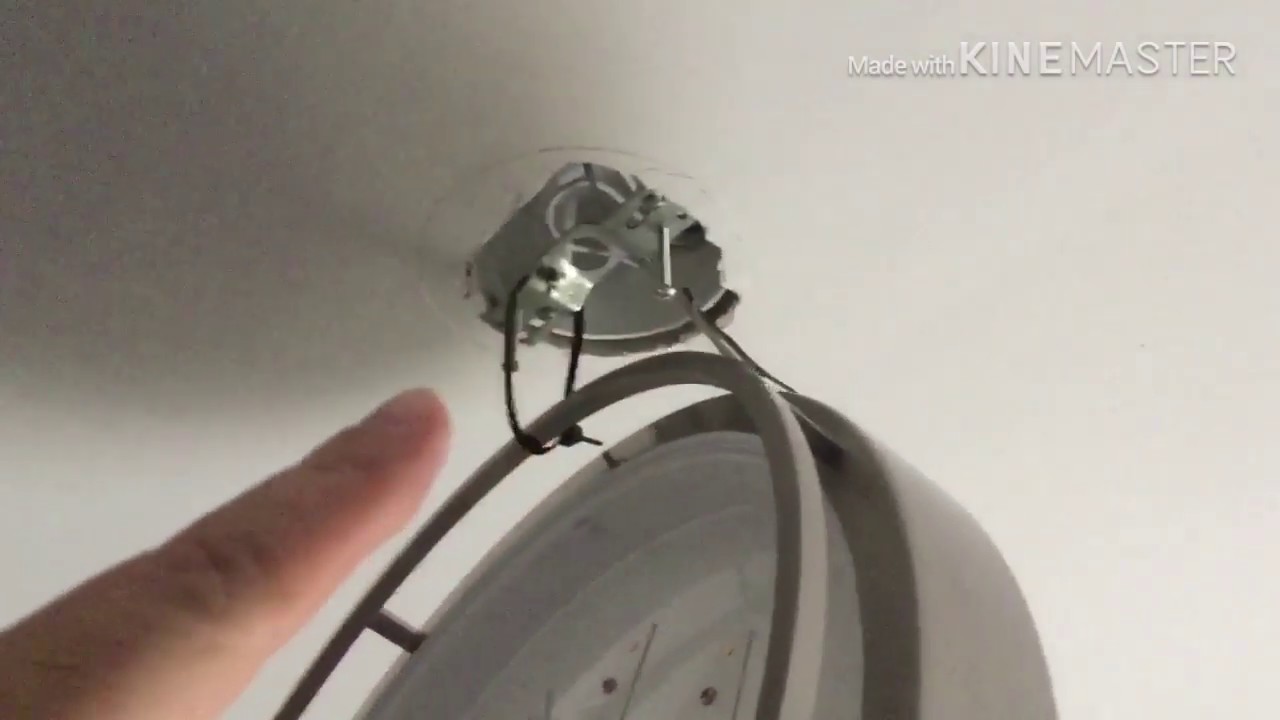 Dad Installs a Ceiling Light - YouTube