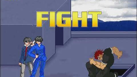 MUGEN: Satuzinki_Ryuya and Kurosato_Ryuya vs Yujiro Hamna (read description)