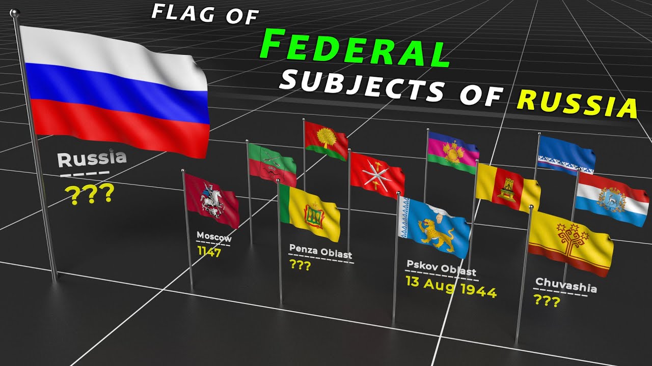 Flag Of Russia Flag Of Moscow Flags Of The Federal Subjects Of