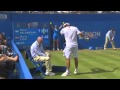 David nalbandian kicks a line judge