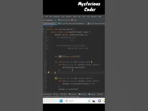How 2d array works | How to take user input in 2d array #programming# ...