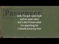 Passenger - Whispers (lyrics on screen) (studio version)