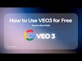How to Use VEO3 for FREE: Step-by-Step Beginner's Guide!