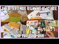 End of September/beginning of October kpop haul | stray kids, Monsta x, twice, itzy, nct & more ~