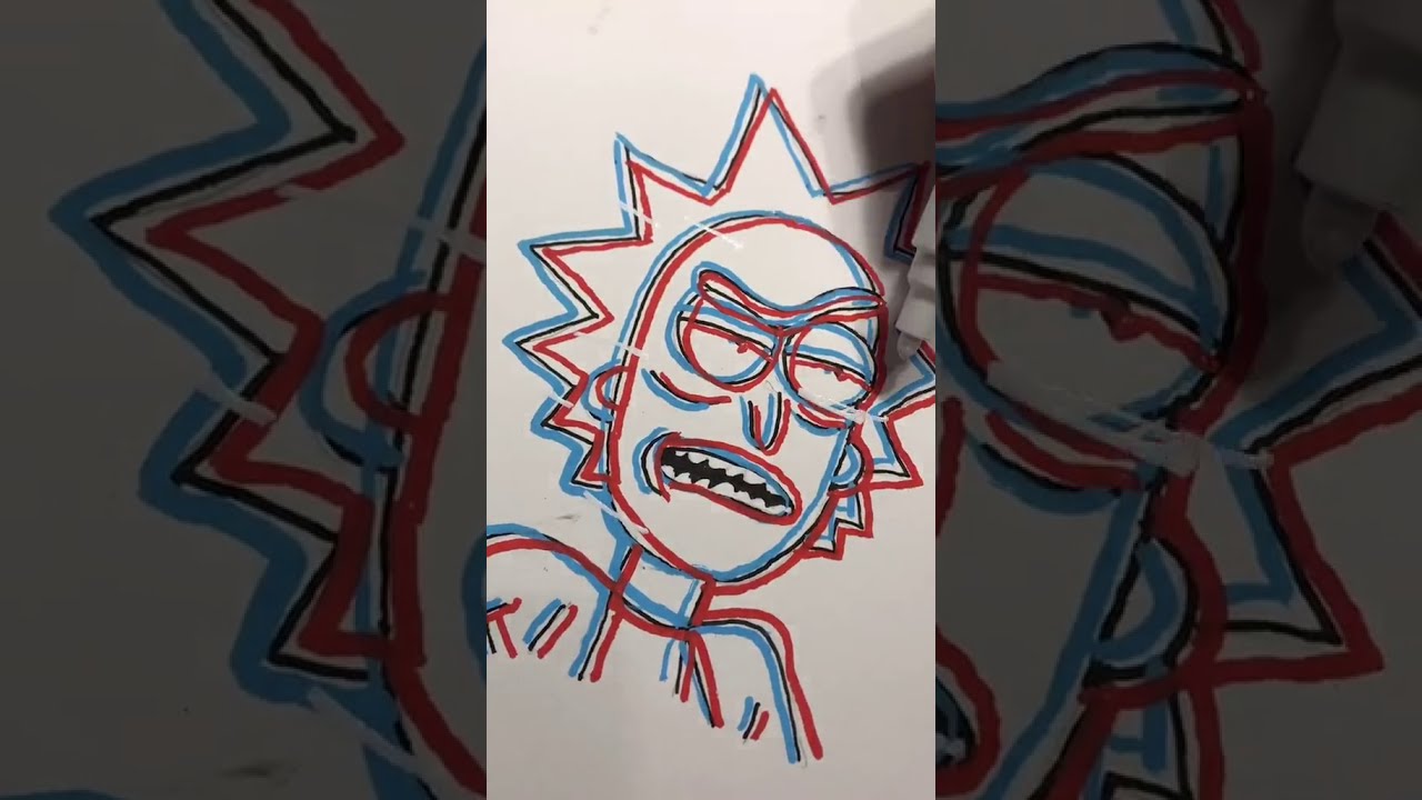 Rick And Morty Drip Drawing : Trippy Rick And Morty Designs / Download