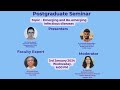 Pg seminar on emerging and reemerging infectious diseases