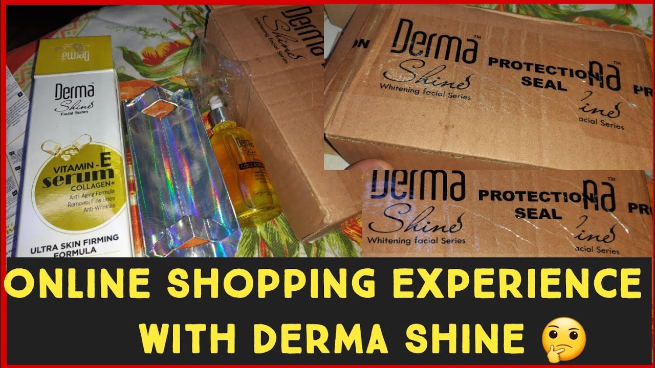 ⁣Derma Shine Online Shopping Experience 🤔-Vitamin E Serum For Anti Aging😌- Reviews With Jabeen😍