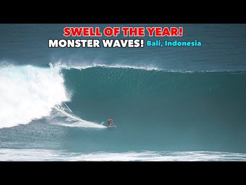 Swell Of The YEAR in Bali, Indonesia 2024! (20ft Waves??)