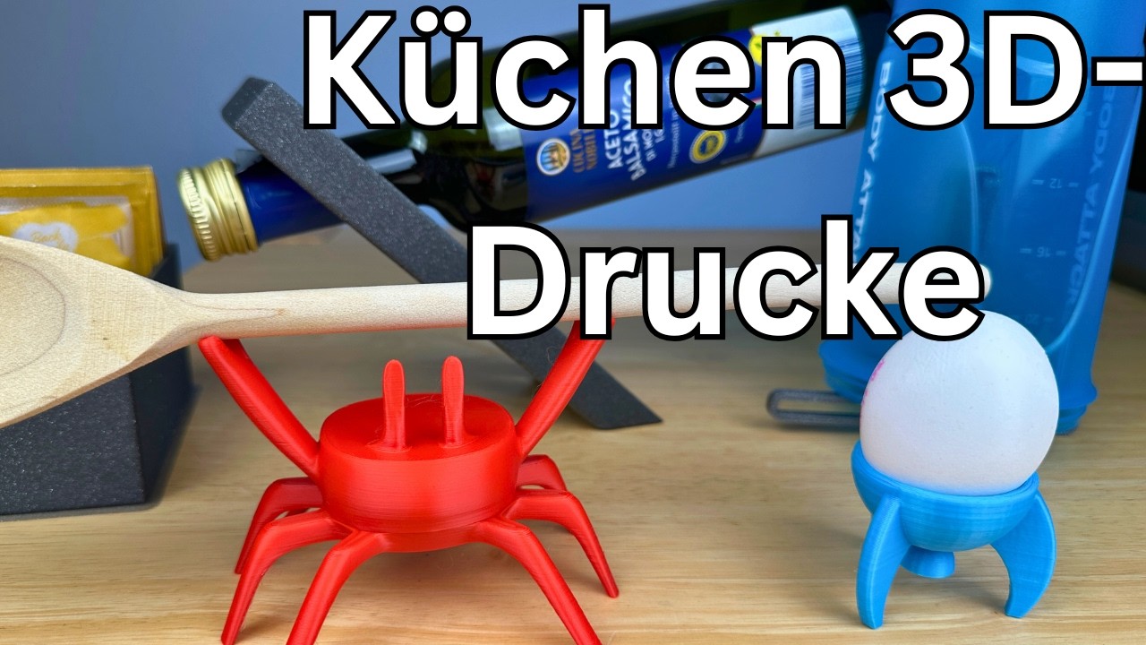 Über 15 Küchen 3D-Drucke die du brauchst - YouTube