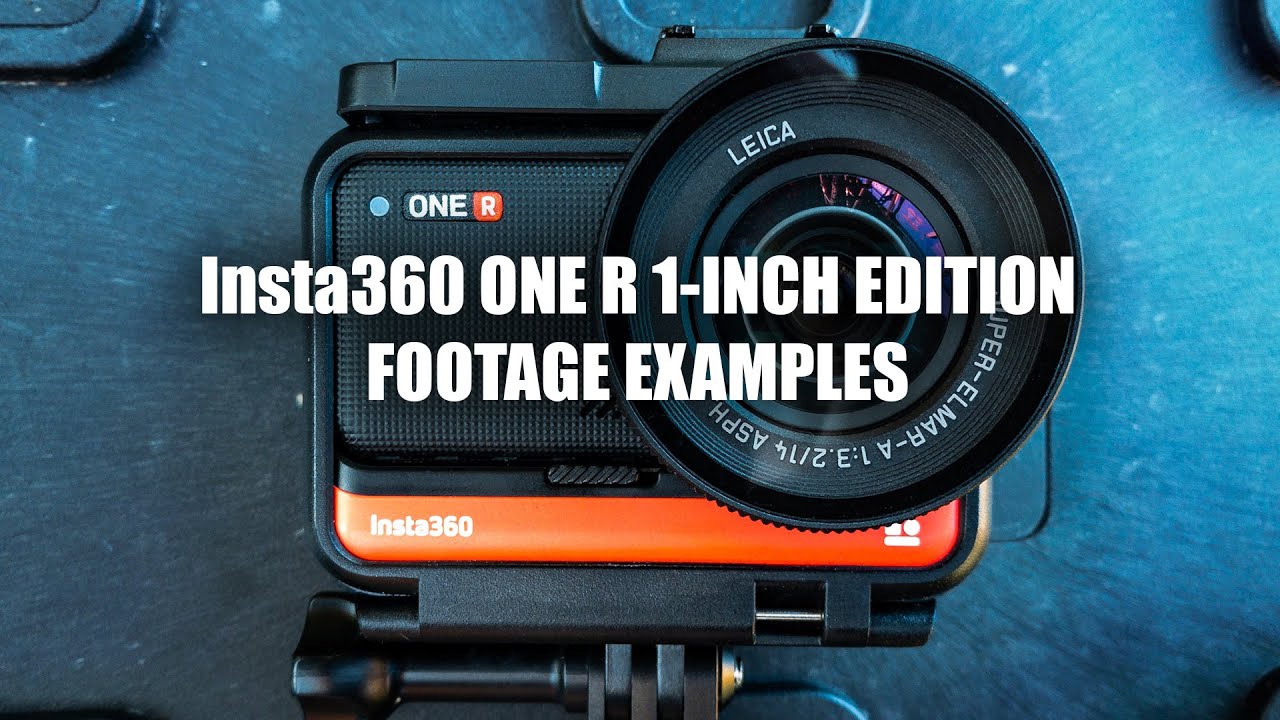 Insta360 ONE R 1 Inch Edition review example footage - YouTube