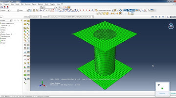 Abaqus tutorial 3D Rubber with hyperelastic properties (USING HYPERMESH) PART_2