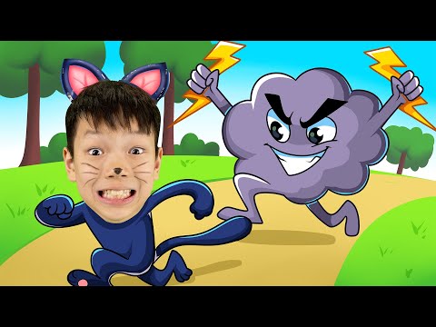 Кот и тучка | Развивающие Песенки Для Малышей | Dominoki